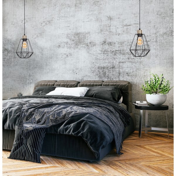 Fekete fém függőlámpa ø 19 cm Primo – Candellux Lighting-image-1