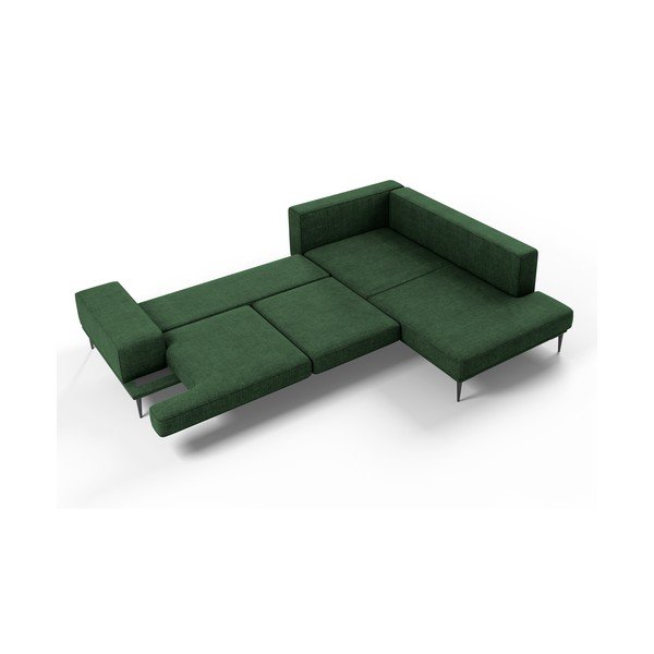 Liege zöld kinyitható sarokkanapé, jobb oldali - Interieurs 86-image-4