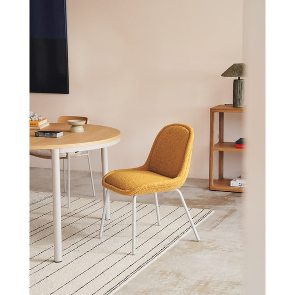 Mustársárga étkezőszék szett 4 db-os Aimin – Kave Home-image-1