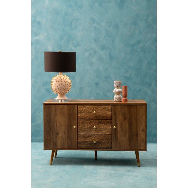 Sötét natúr színű komód 114x70x39 cm Frida – Premier Housewares-image-2