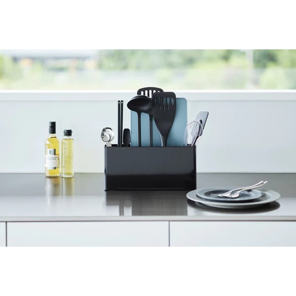 Fém konyhai eszköztartó állvány Tower – YAMAZAKI-image-2