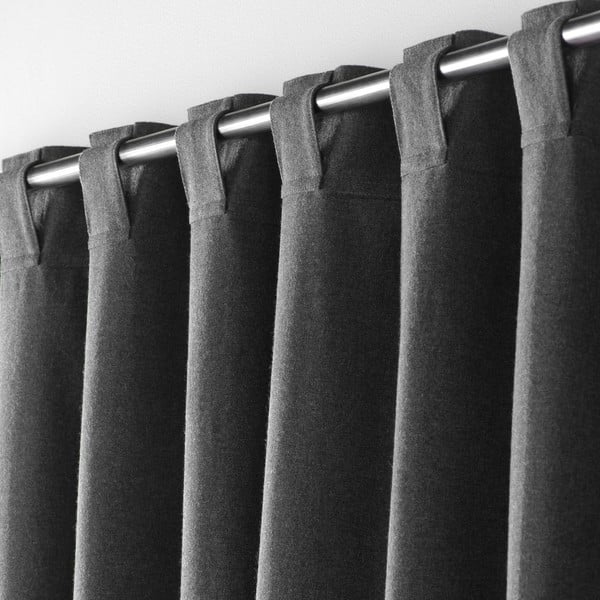 Antracitszürke függöny 140x240 cm Mistraline – douceur d'intérieur-image-2