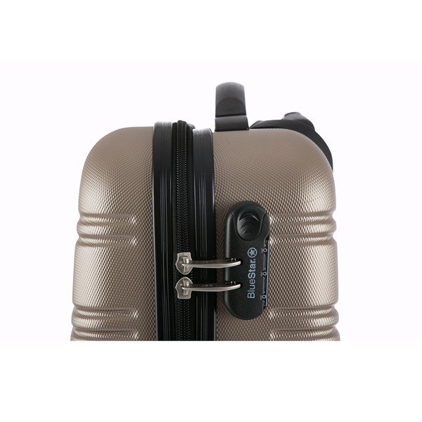 Bilbao bézs gurulós bőrönd, 35 l - Bluestar-image-3