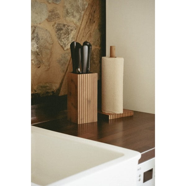 Natúr színű bambusz papírtörlő tartó Mera – Wenko-image-1