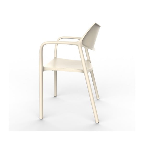 Splash 2 db elefántcsont-fehér kerti karfás szék - Resol