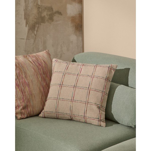 Pamutkeverék párnahuzat 45x45 cm Nety – Kave Home-image-1