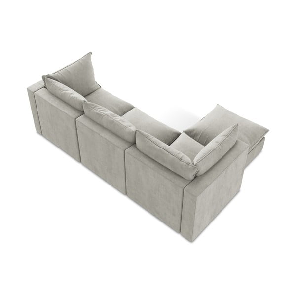 Világosszürke sarokkanapé (bal oldali-heverő résszel) Manao – Makamii-image-3