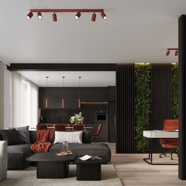 Téglavörös spotlámpa 6,5x117 cm Gleam – Sollux-image-1