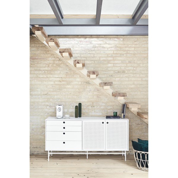 Punto fehér komód, 150 cm - Teulat-image-1