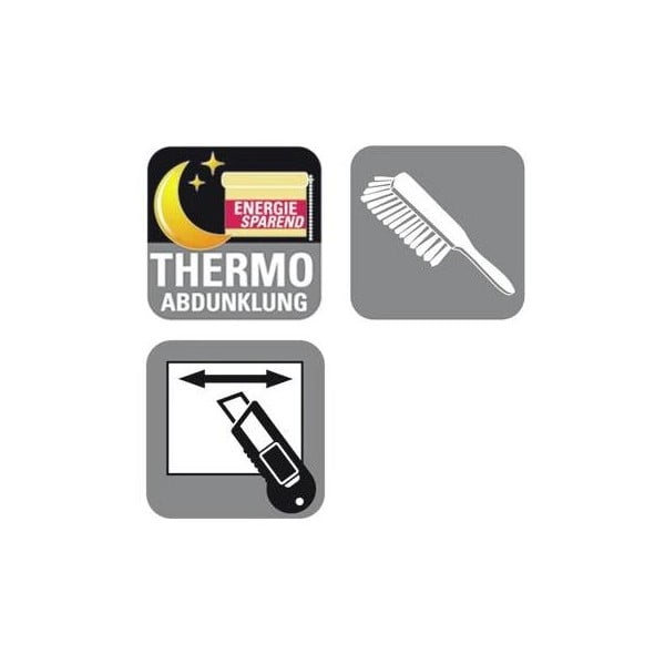 Natúr színű roló 80x150 cm Mini Termo – Gardinia-image-3