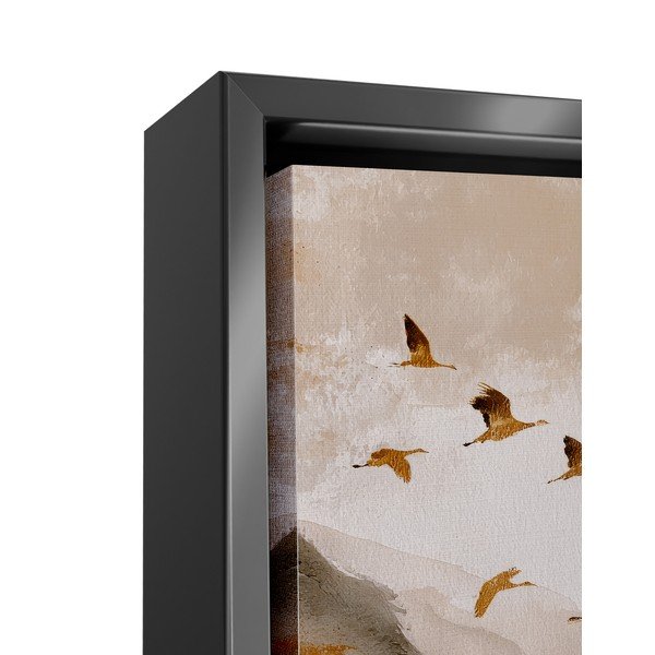 Nyomtatott keretezett kép 60x80 cm Golden Peaks II – Styler-image-2