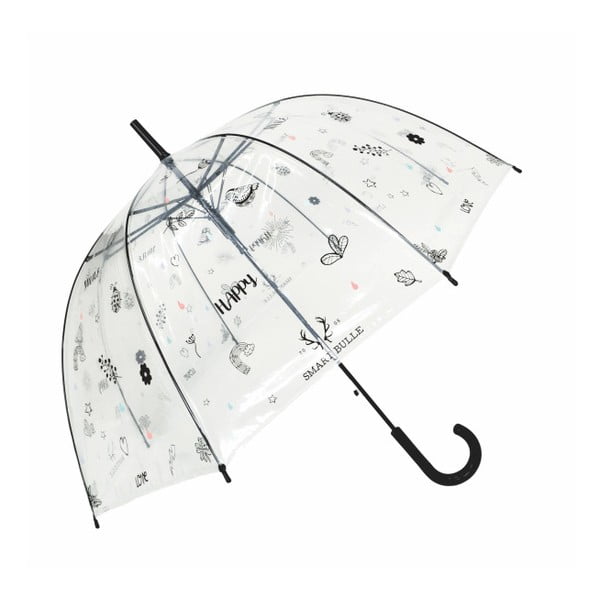 Birdcage Happy átlátszó botesernyő, ⌀ 85 cm - Ambiance