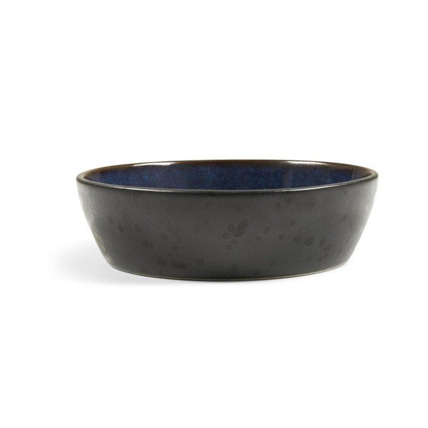 Fekete-kék kőedény leveses tálka 850 ml Gastro Dark Blue/Black – Bitz
