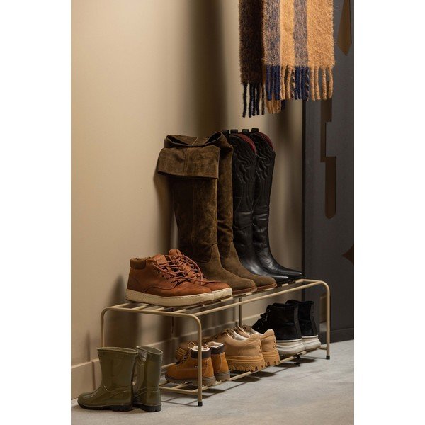 Világosbarna fém cipőtartó Josse – WOOOD-image-1