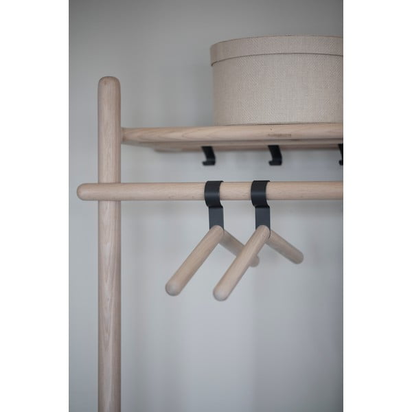 Natúr színű tölgyfa előszoba bútor Milford - Rowico-image-3