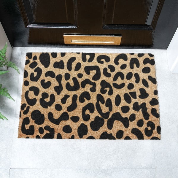 Kókuszrost lábtörlő 40x60 cm Leopard – Artsy Doormats-image-2