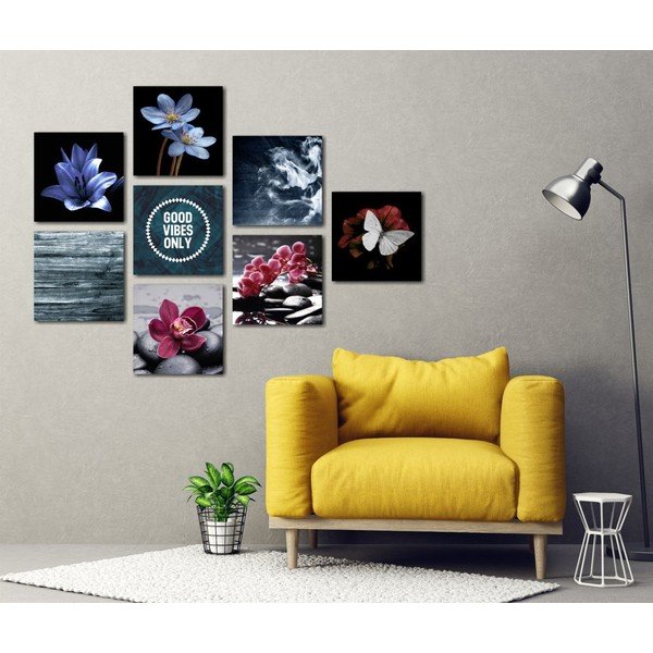 Good Vibes Only nyolcrészes üvegezett kép - Insigne-image-1