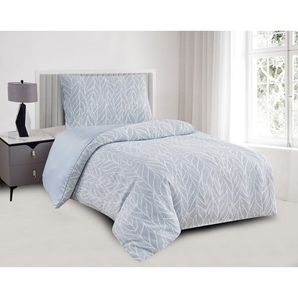 Kék egyszemélyes jacquard ágyneműhuzat 140x200 cm Florida – My House-image-1