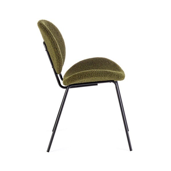 Khaki kárpitozott étkezőszék Maddie – Yes Everyday-image-3