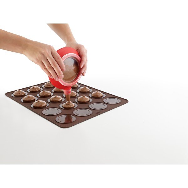 Decomax piros cupcake díszítő 6 fúvókával - Lékué-image-3