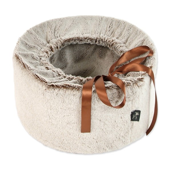 Világosbarna fekhely macskáknak ø 40 cm Magic Cat  – Plaček Pet Products