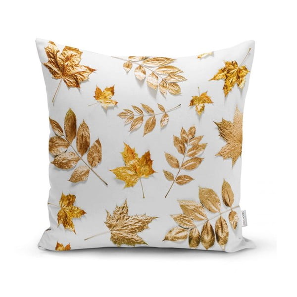Golden Leaf párnahuzat, 42 x 42 cm - Minimalist Cushion Covers