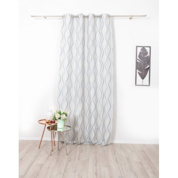 Sárga-kék függöny 140x245 cm Arcade – Mendola Fabrics-image-2