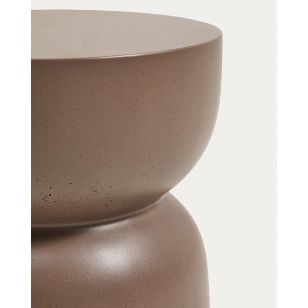 Beton kerek kerti kisasztal ø 32 cm Garbet – Kave Home-image-2