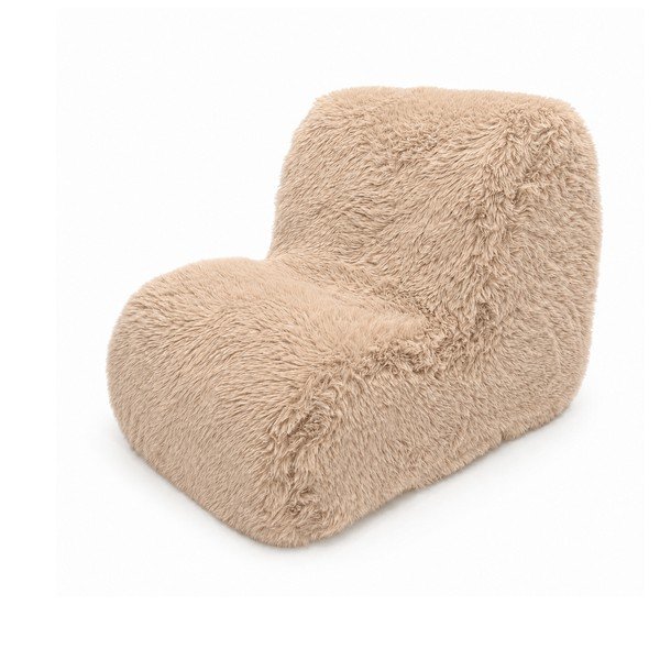 Világos natúr színű gyerek fotel Mammoth – Meowbaby