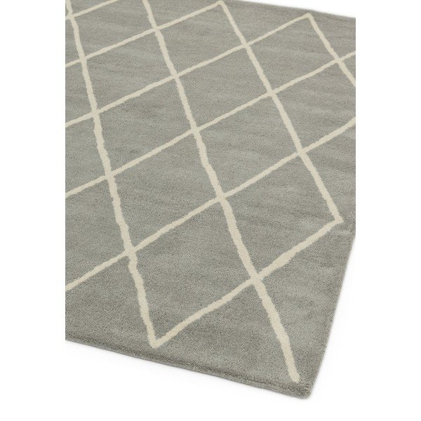 Szürke kézi szövésű gyapjú szőnyeg 200x290 cm Albany – Asiatic Carpets-image-1