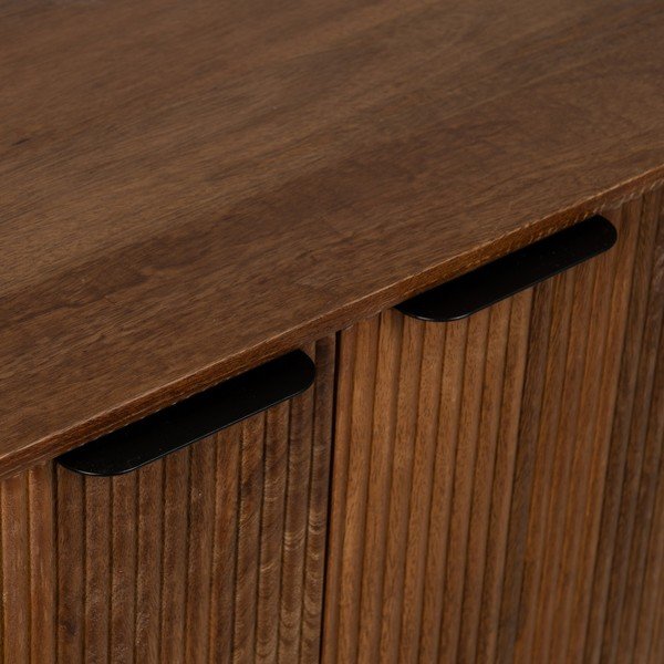 Barna mangófa komód 160x78x40 cm Sagara – Ixia-image-4