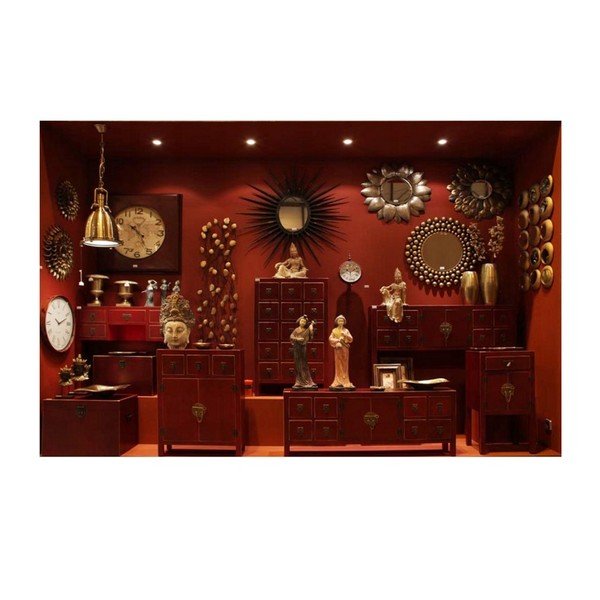 Piros tárolóláda 60x42 cm Oriente – Ixia-image-4