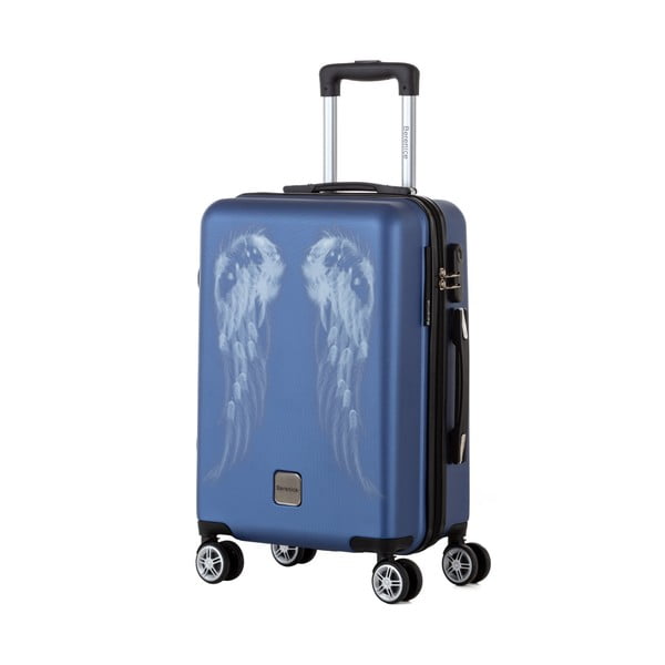 Wings kék bőrönd, 44 l - Berenice