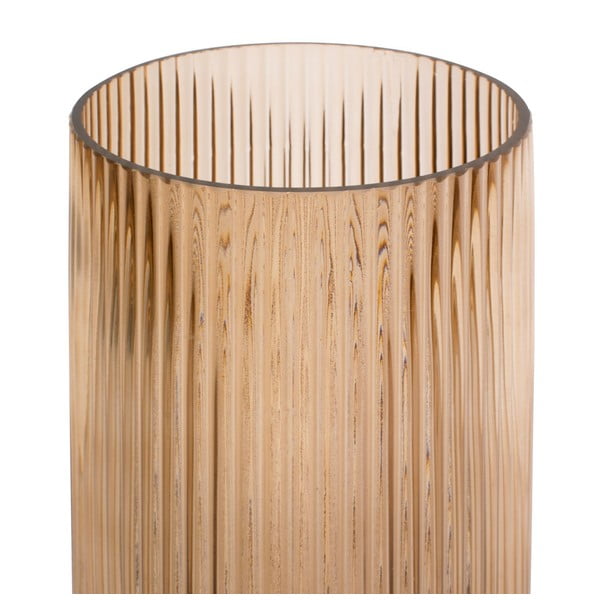 Allure világosbarna üveg váza, magasság 30 cm - PT LIVING-image-3