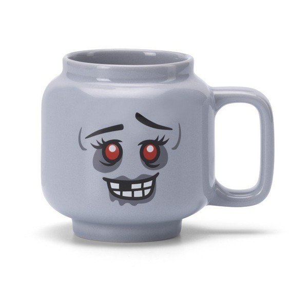 Szürke kerámia gyerek bögre lattéhoz 255 ml Zombie – LEGO®