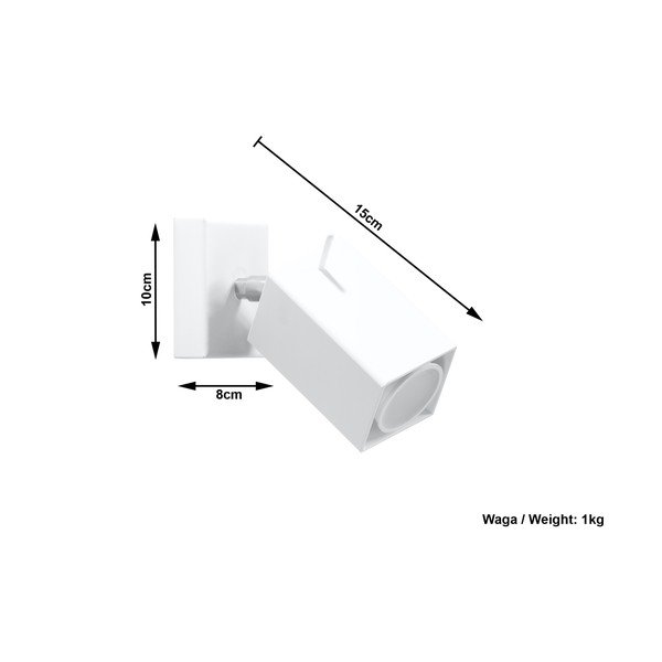Toscana fehér falilámpa - Sollux-image-4