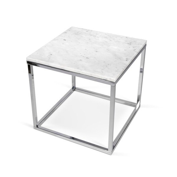 Prairie fehér tárolóasztal, márvány dekorral - TemaHome-image-3