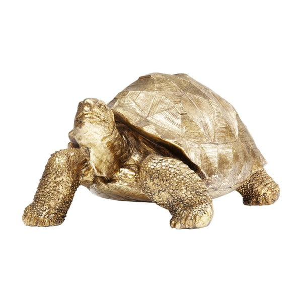 Turtle aranyszínű dekorációs szobor - Kare Design