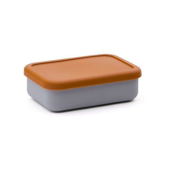 Kék-narancssárga szilikon gyerek uzsonnás doboz Lili – Kave Home-image-3