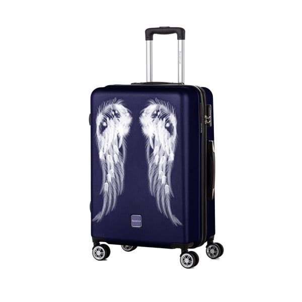 Wings sötétkék bőrönd, 71 l - Berenice