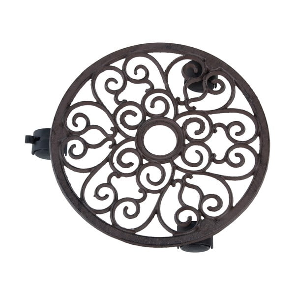 Fém gurulós virágállvány ø 29 cm – Esschert Design-image-2