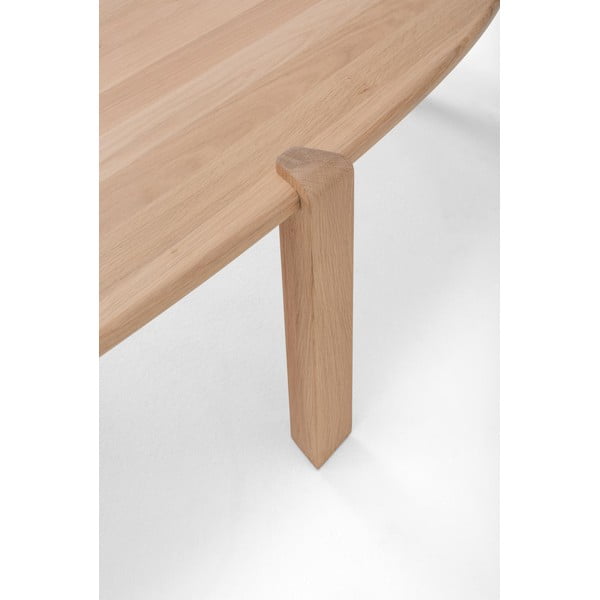 Natúr színű tölgyfa dohányzóasztal 80x150 cm Kulin – Gazzda-image-4