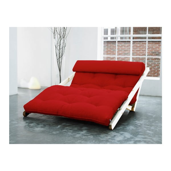 Figo Raw/Red fekvőfotel, 120 cm - Karup-image-1