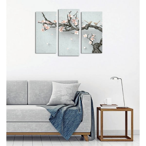 Kép szett 3 db-os Sakura – Wallity-image-1