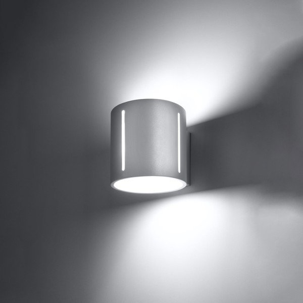 Fehér fali lámpa Vulco – Sollux-image-2