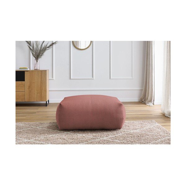 Világos rózsaszín kordbársony lábtartó Voltaire – Bobochic Paris-image-1