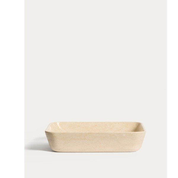 Bézs kő mosdókagyló 55x35 cm Darnen – Kave Home