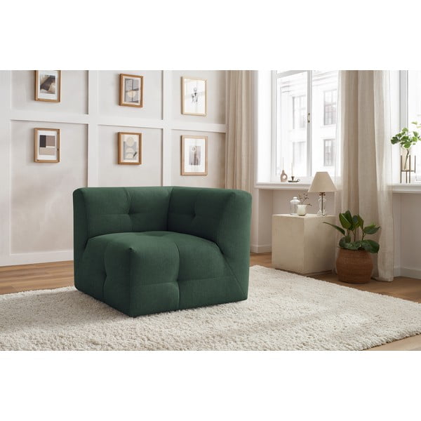 Sötétzöld kanapé modul Kleber - Bobochic Paris-image-4