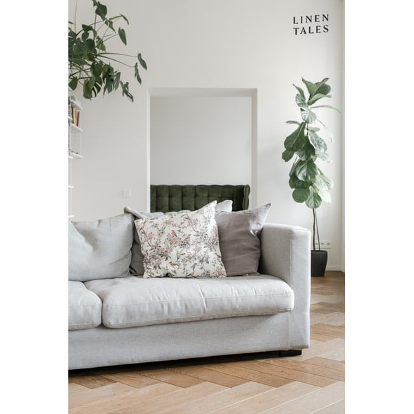 Hamuszürke len párnahuzat, 45 x 45 cm - Linen Tales-image-1