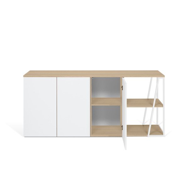 Fehér komód, szélesség 190 cm Albi - TemaHome-image-2